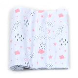 FLANNEL RECEIVER 3PC GREY AND PINK STAR PRINT