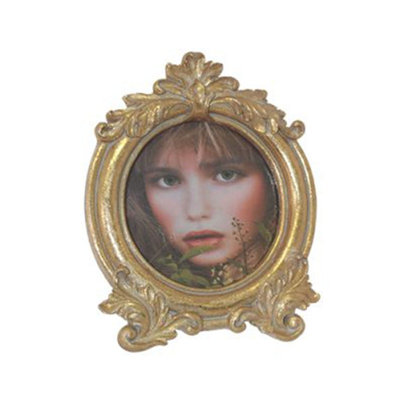 FRAME ROUND NOEL GOLD LEAF