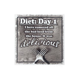 MAGNET WITH SAYING DIET DAY 1
