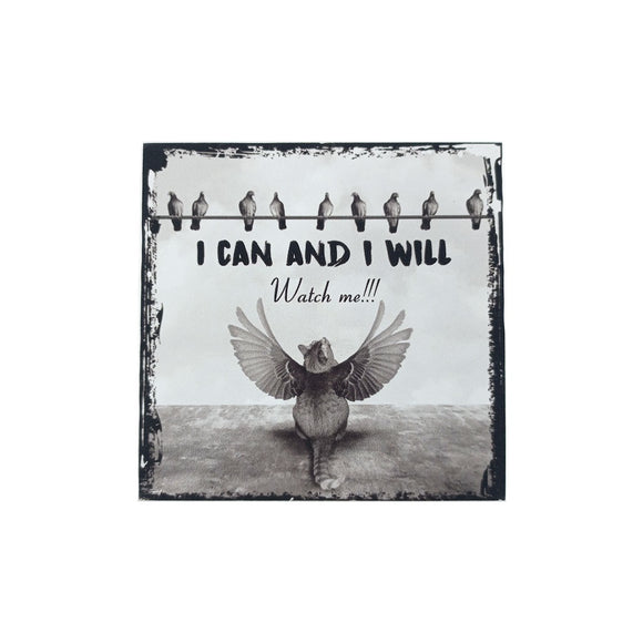 MAGNET WITH SAYING I CAN AND I WILL