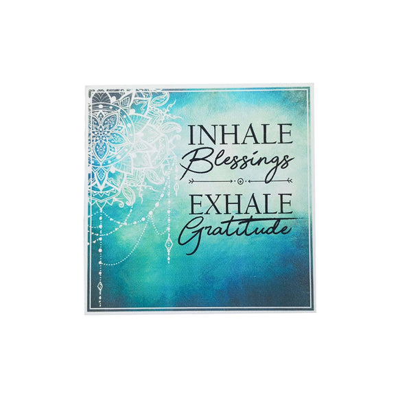 MAGNET WITH SAYING INHALE EXHALE