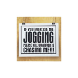 MAGNET WITH SAYING JOGGING