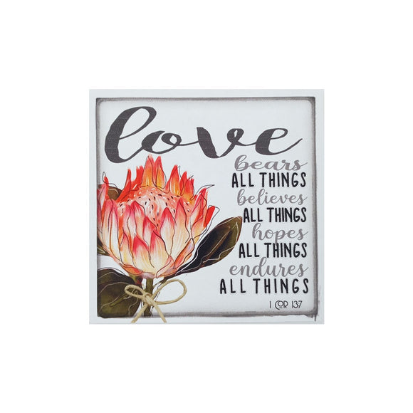 MAGNET WITH SAYING LOVE ALL THINGS