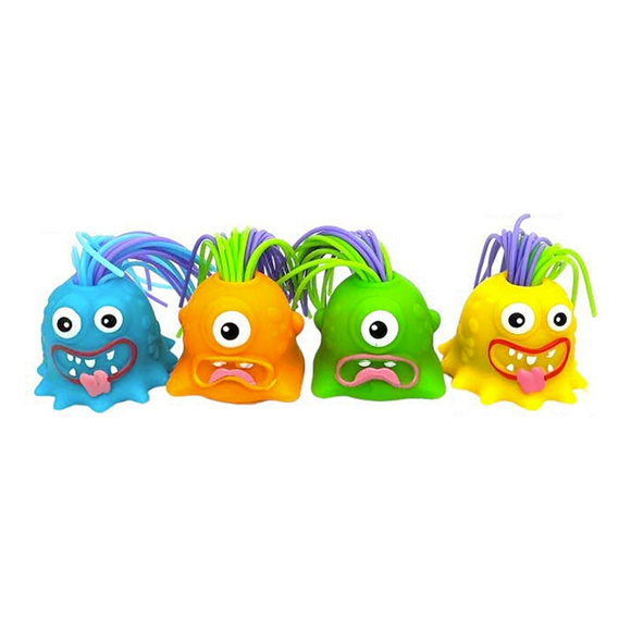 SQUISHY NOISY MONSTER HAIR PULL TOY