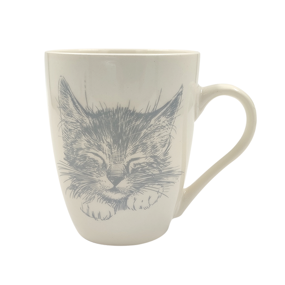 MUG 370ML YOU'RE THE CAT'S WHISKERS IN GREY