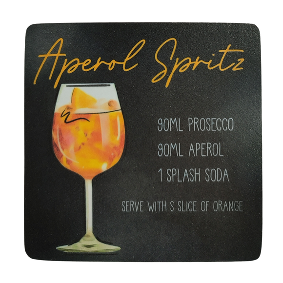 COASTER ORANGE APEROL SPRITZ