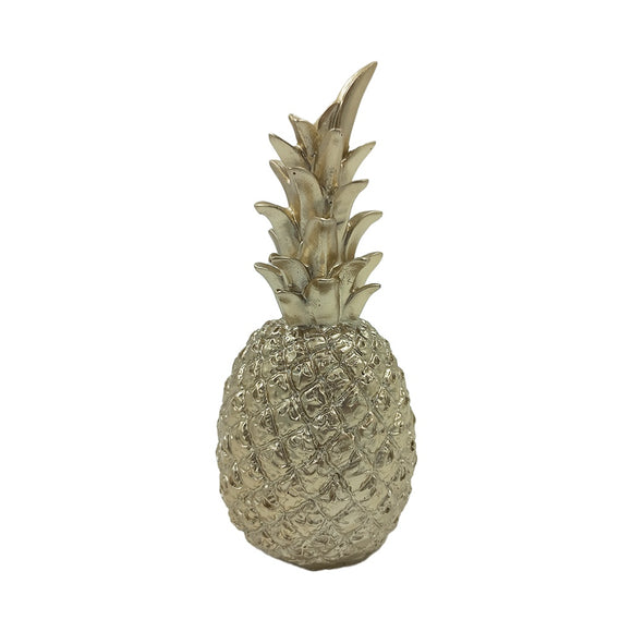 ORNAMENT GOLD RESIN PINEAPPLE SMALL
