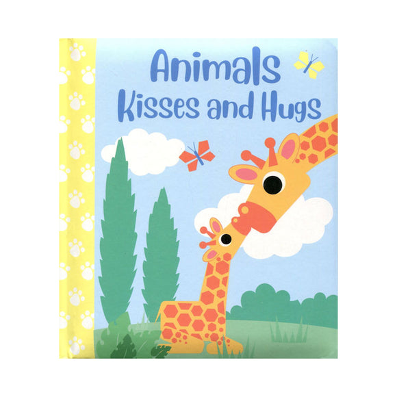 BOOK PADDED ANIMALS KISSES AND HUGS