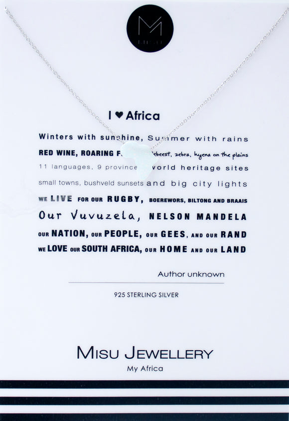 NECKLACE SILVER OPAL AFRICA - WHITE