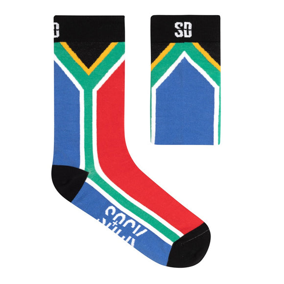 SOCKS COTTON RSA FLAG