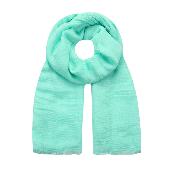 ROLLED SCARF PLAIN MINT