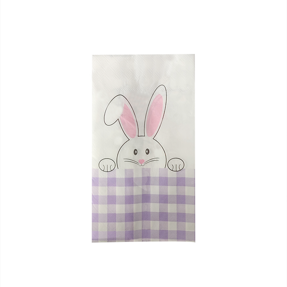 SERVIETTES BUNNY LILAC AND WHITE