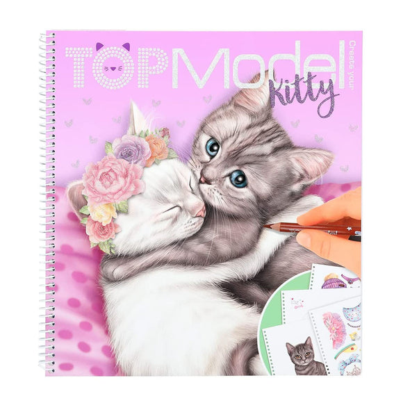 TM CREATE YOUR KITTY COLOURING BOOK