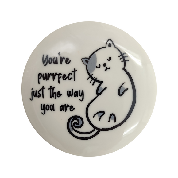 TRINKET CERAMIC YOU'RE PURRFECT KITTY