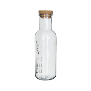 WATER BOTTLE WITH CORK TOP 1LT