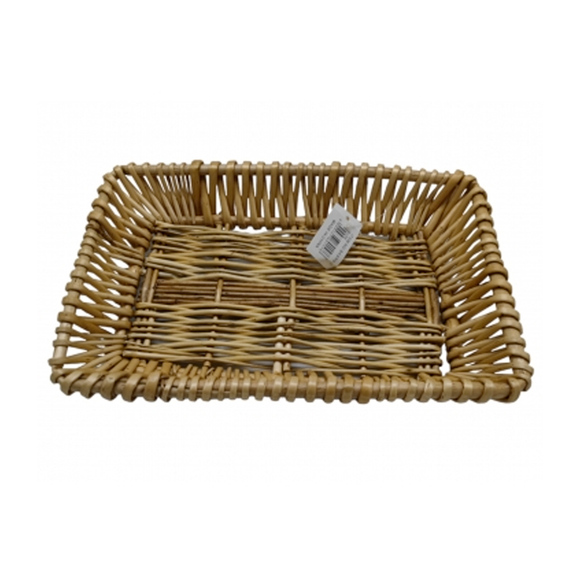 BASKET SHALLOW RECTANGULAR SHAPED NATURAL