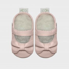 SHOE GIRL MARY JANE BOW PINK