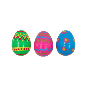 EASTER HUNT EGG FILLABLE PLASTIC MULTI COLOURED