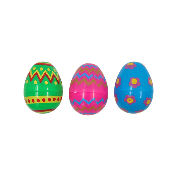 EASTER HUNT EGG FILLABLE PLASTIC MULTI COLOURED